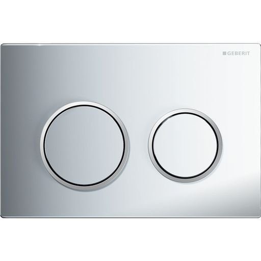 Geberit Kappa21 Flush Plate – Chrome Finish, Matt Chrome Trim