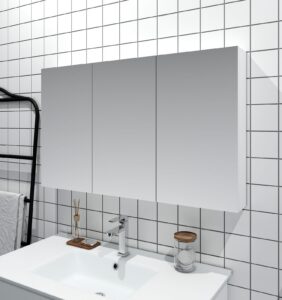 MDF Shaving Cabinet 1200mm – Gloss White