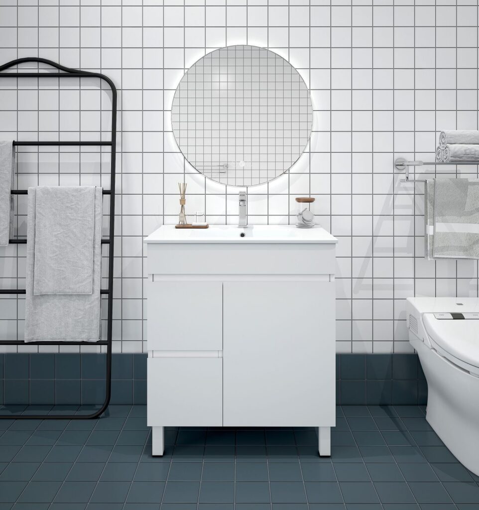 BIANCA PVC Freestanding Vanity (LHD)