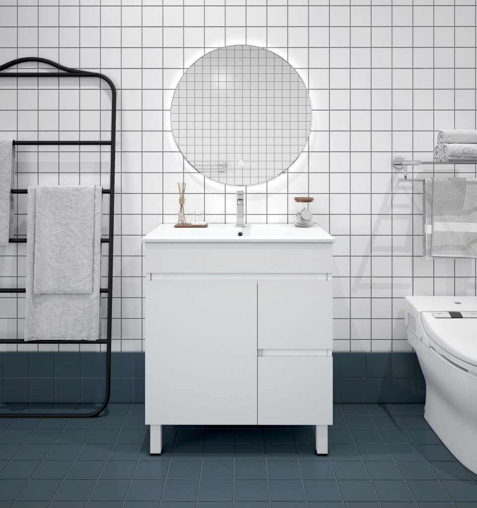 BIANCA PVC Freestanding Vanity (RHD)