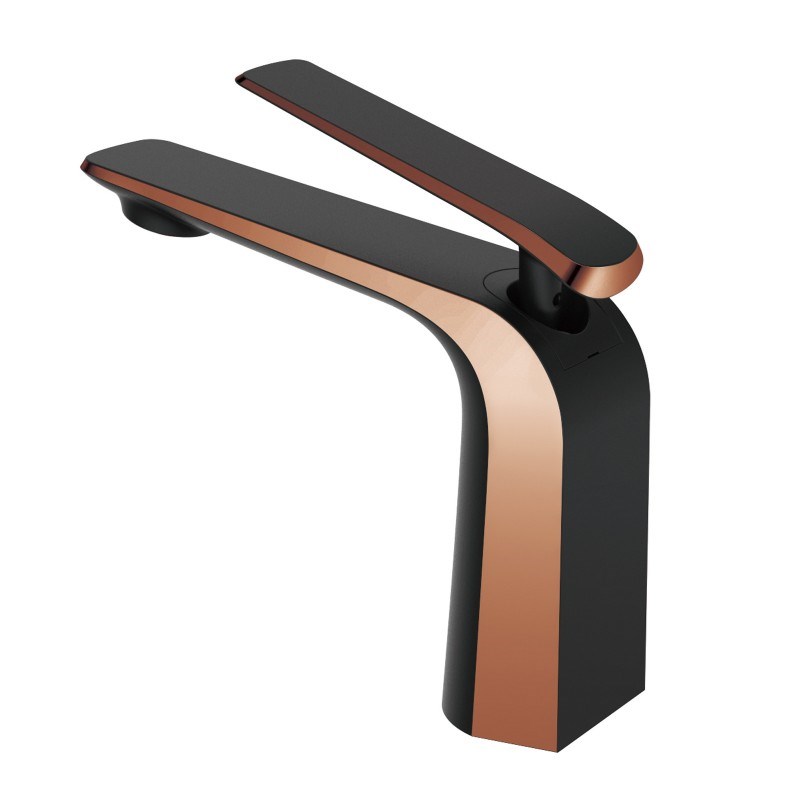 ESPERIA – Black & Rose Gold Basin Mixer