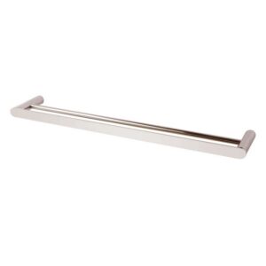 RUSHY – 600mm Brushed Nickel Double Towel Rail