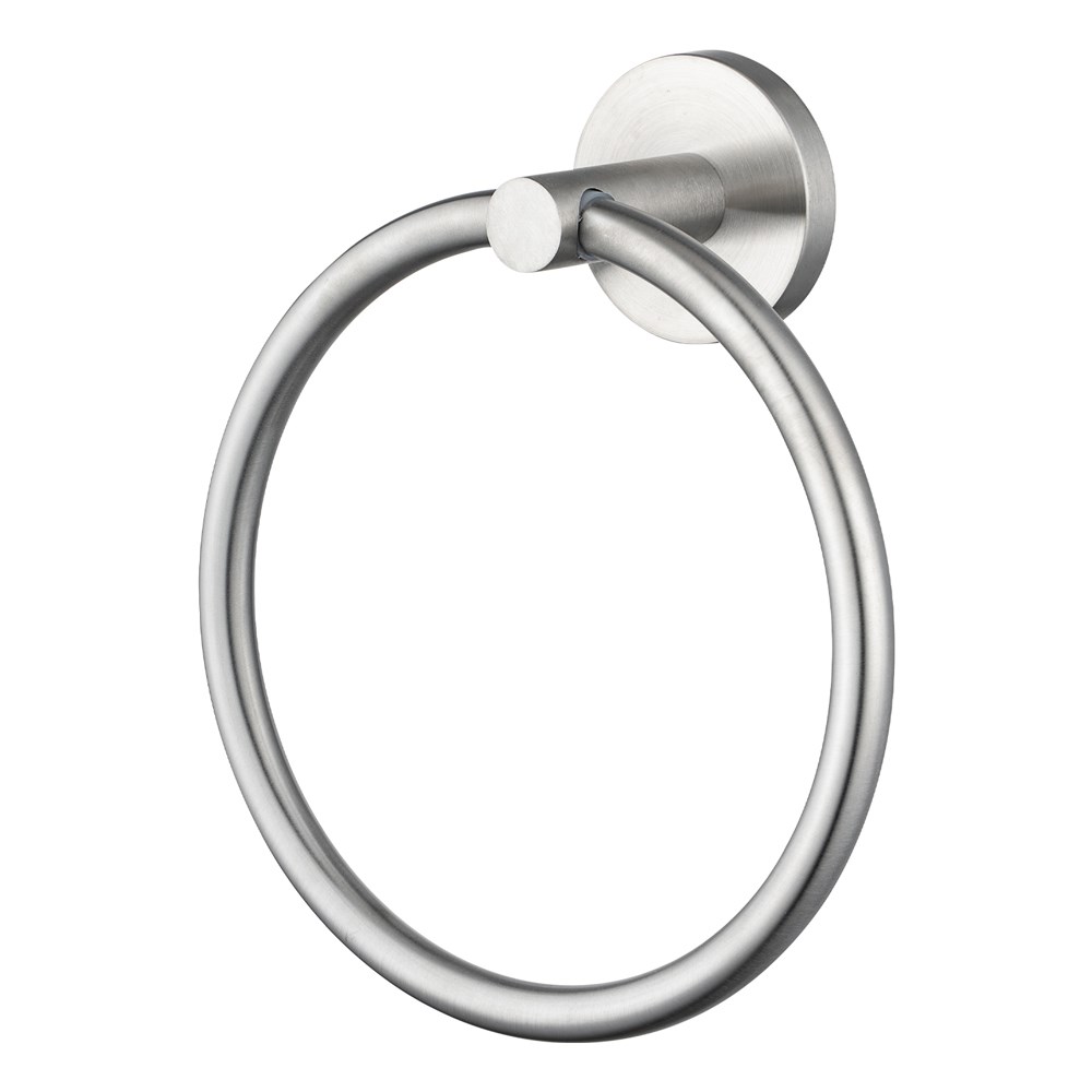 LUCID PIN – Brushed Nickel Towel Ring
