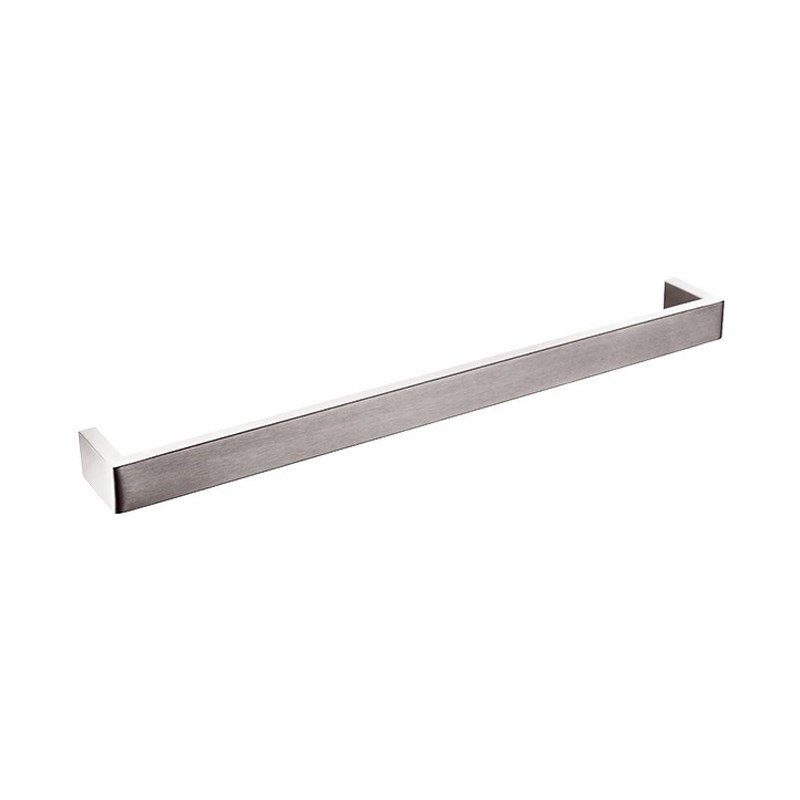 IVANO – 600mm Brushed Nickel Single Towel Rail