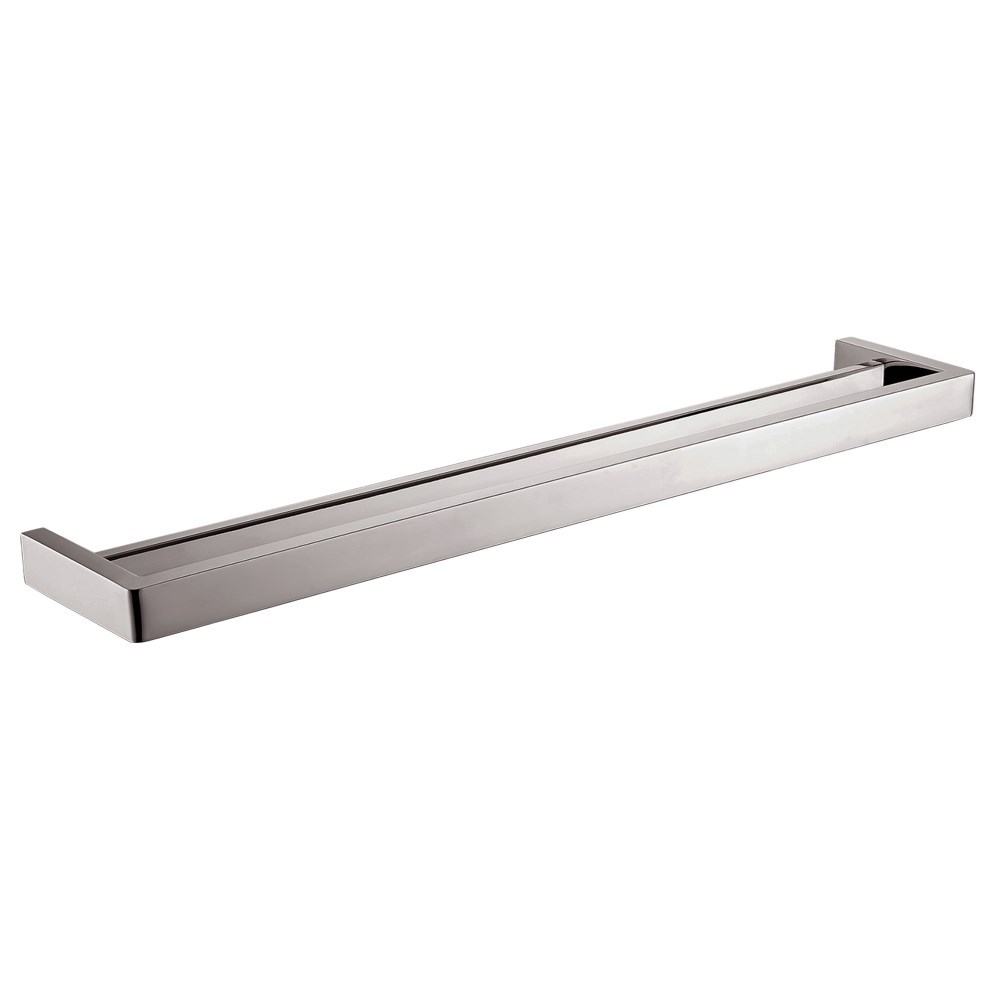 IVANO – 800mm Brushed Nickel Double Towel Rail