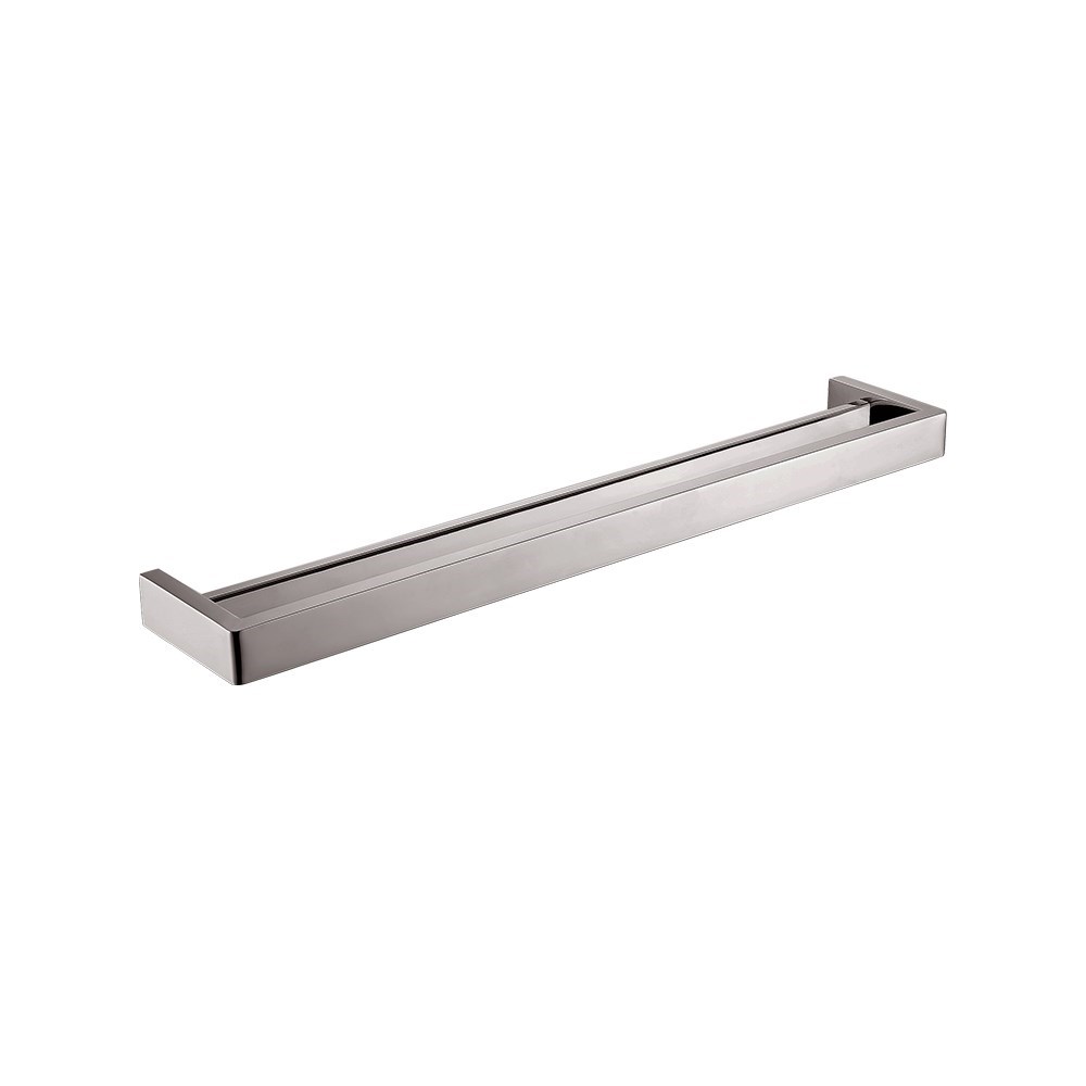 IVANO – 600mm Brushed Nickel Double Towel Rail