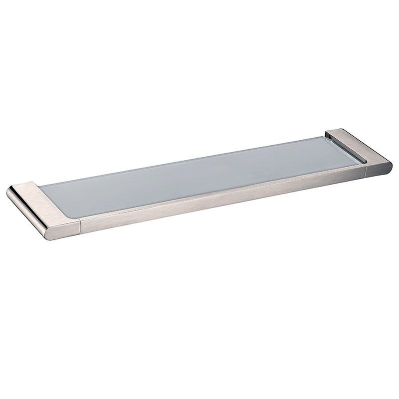 VOG – Brushed Nickel Glass Shelf