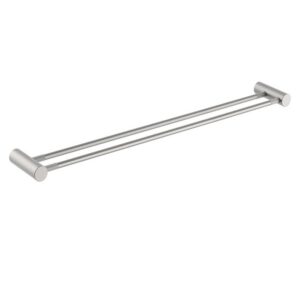CADDENCE – 600mm Brushed Nickel Double Towel Rail
