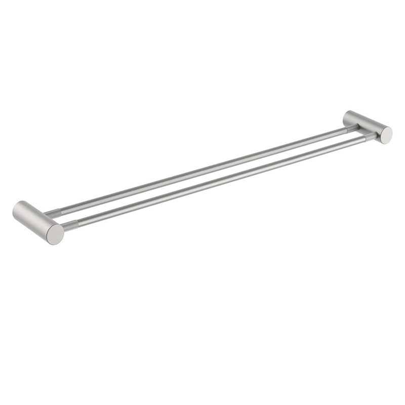 CADDENCE – 600mm Brushed Nickel Double Towel Rail