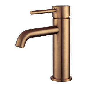 LUCID PIN – Brushed Copper Basin Mixer
