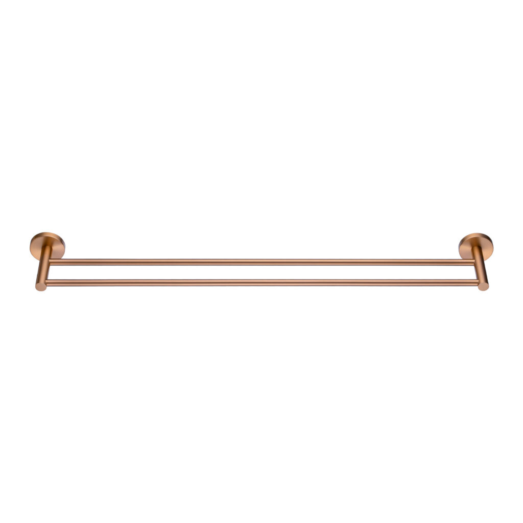 LUCID PIN – Brushed Copper Cuttable Double Towel Rail