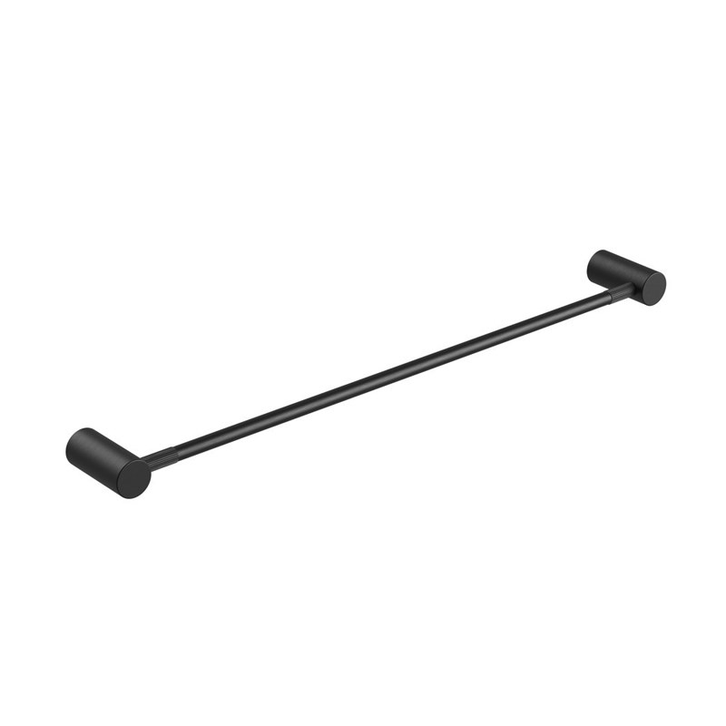 CADDENCE – 600mm Brushed Gunmetal Single Towel Rail