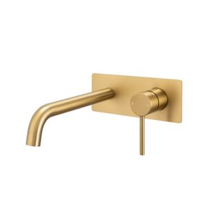 LUCID PIN – Brushed Brass Spout Mixer