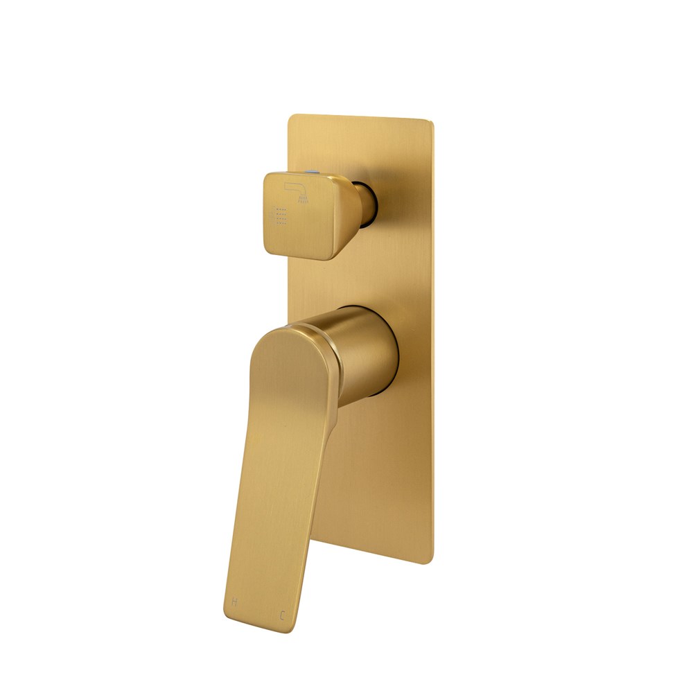 RUSHY – Brushed Brass Diverter Mixer