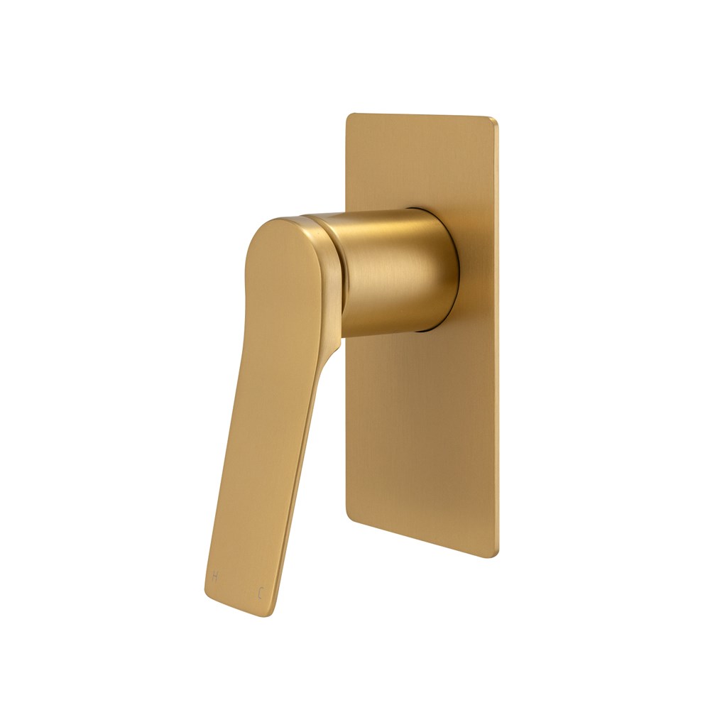 RUSHY – Brushed Brass Wall Mixer