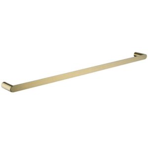 RUSHY – 800mm Brushed Brass Single Towel Rail