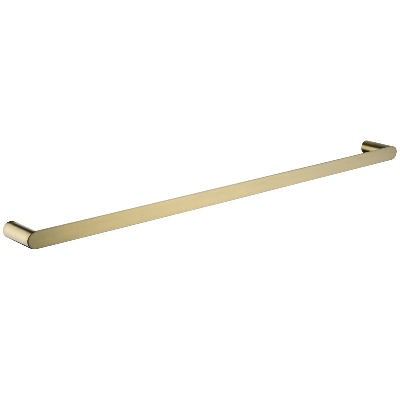 RUSHY – 800mm Brushed Brass Single Towel Rail