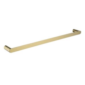 RUSHY – 600mm Brushed Brass Single Towel Rail