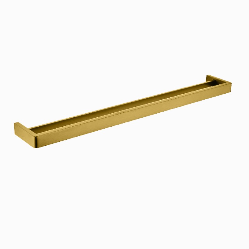 IVANO – 800mm Brushed Brass Double Towel Rail
