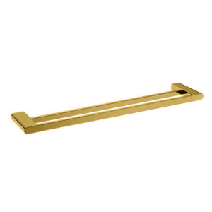 VOG – 800mm Brushed Brass Double Towel Rail