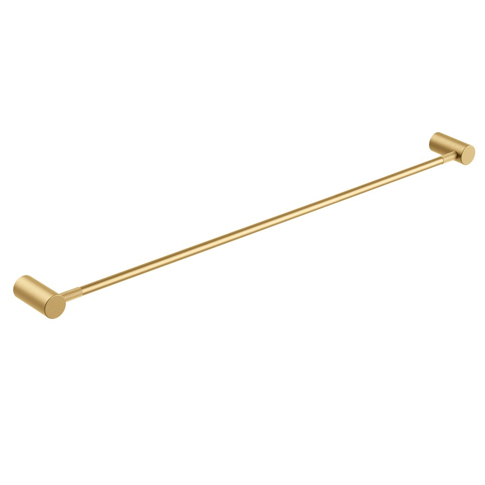 CADDENCE – 800mm Brushed Brass Single Towel Rail