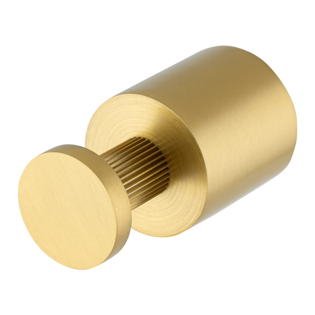 CADDENCE – Brushed Brass Robe Hook