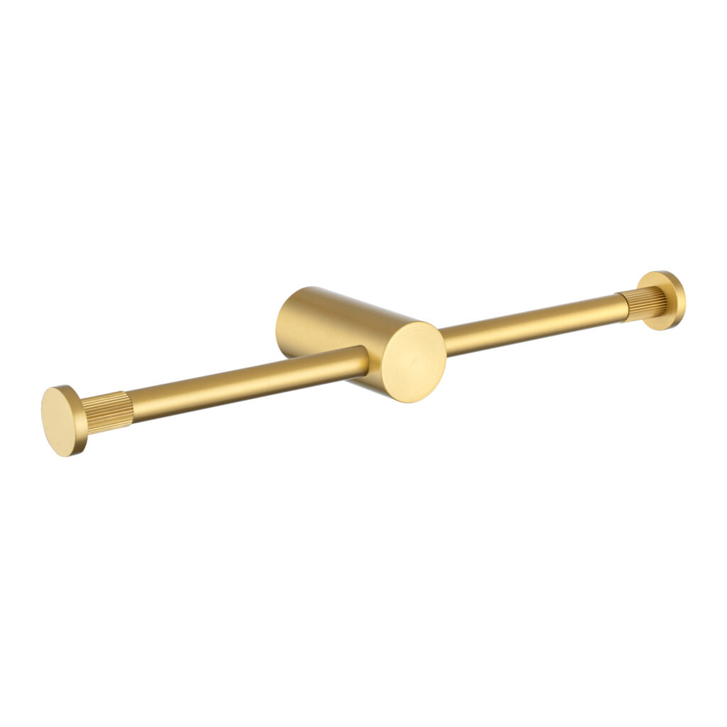 CADDENCE – Brushed Brass Toilet Paper Holder