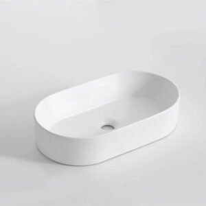 520x300x120mm Gloss White Above Counter Basin