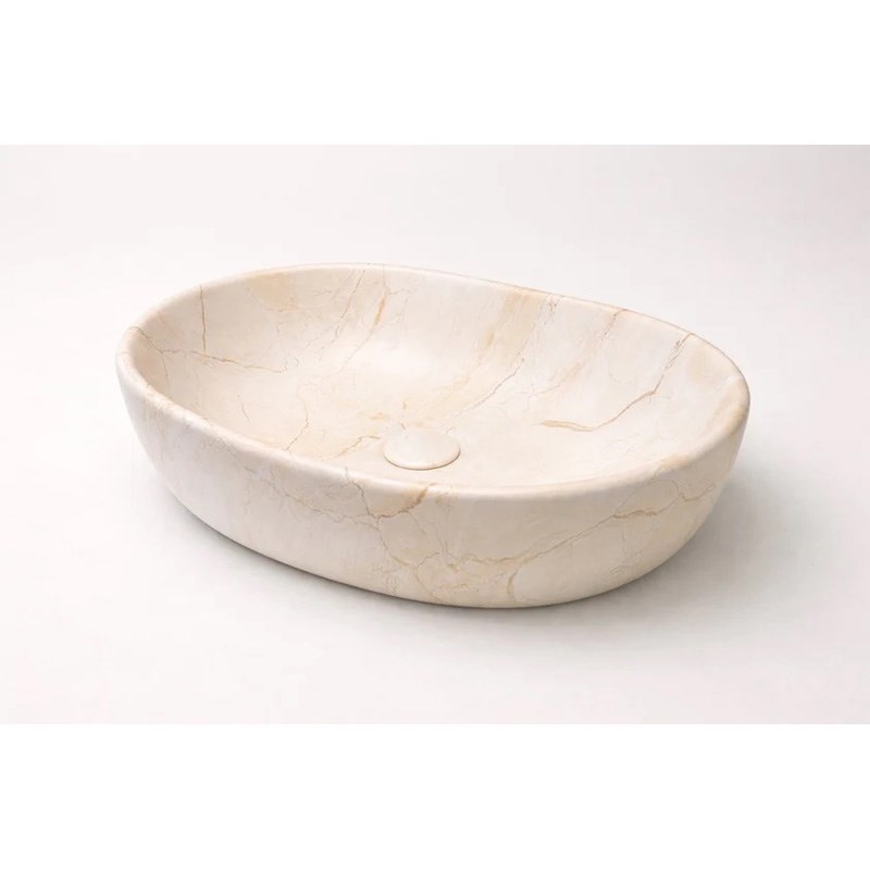 485*350*140mm Matte Stone Marble Above Counter Basin (32mm Nonoverflow)