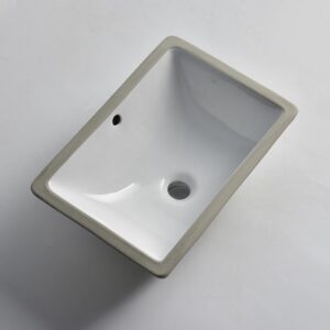 465x335x180mm Gloss White Undermount Basin
