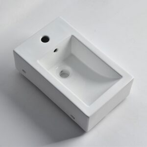 460x280x170mm Gloss White Wall Hung Basin