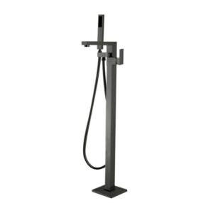 Gunmetal Freestanding Tap with Handheld Shower