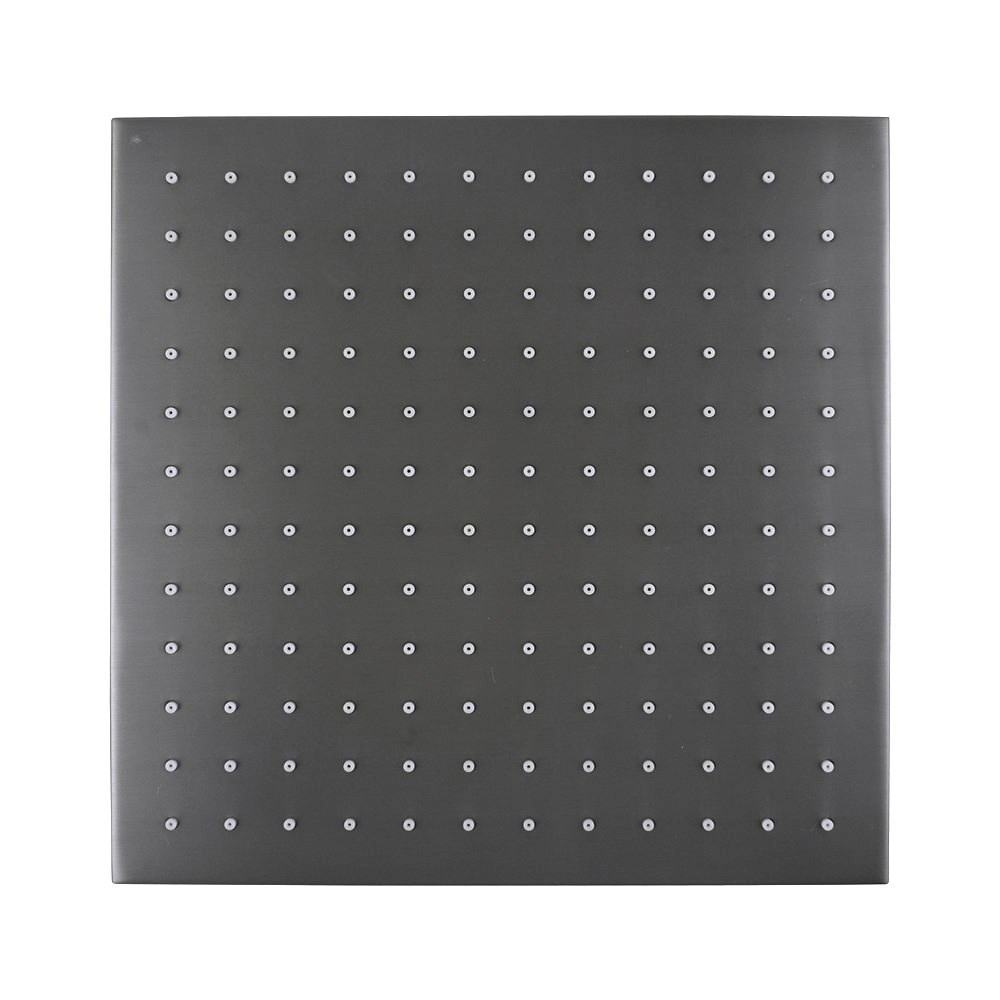 250mm Gunmetal Shower Head