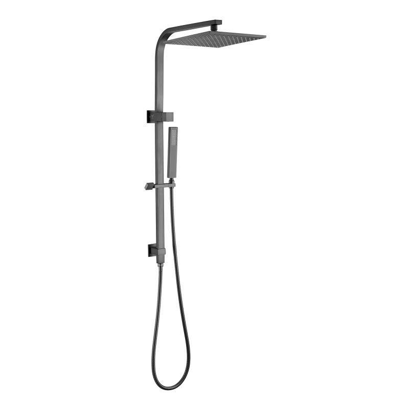 10″ Gunmetal Shower Station
