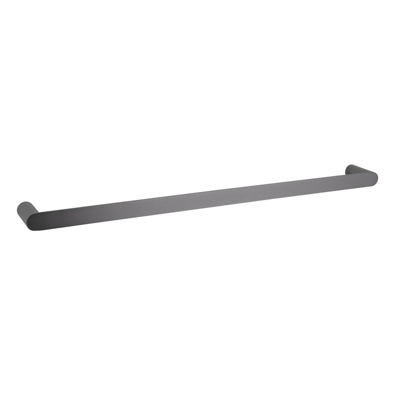 RUSHY – 600mm Gunmetal Single Towel Rail