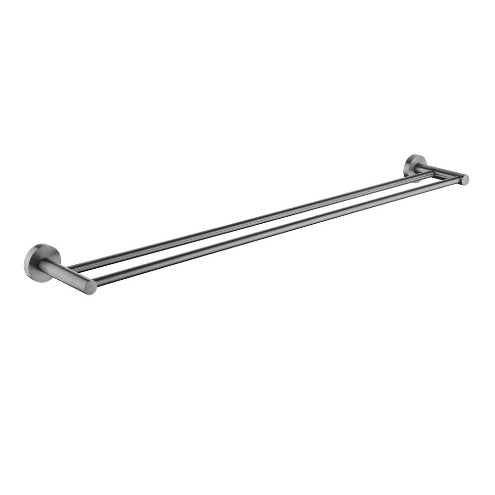 LUCID PIN – Gunmetal Cuttable Double Towel Rail