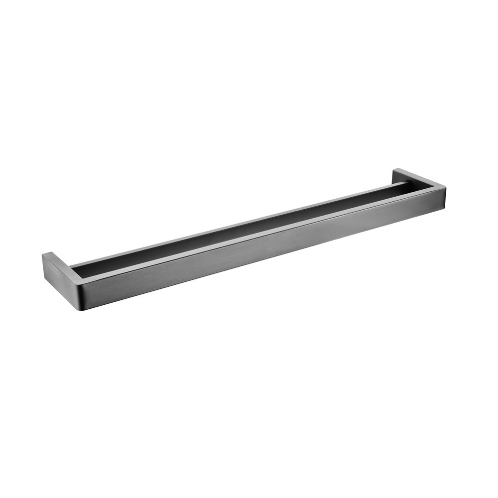 IVANO – 600mm Gunmetal Double Towel Rail