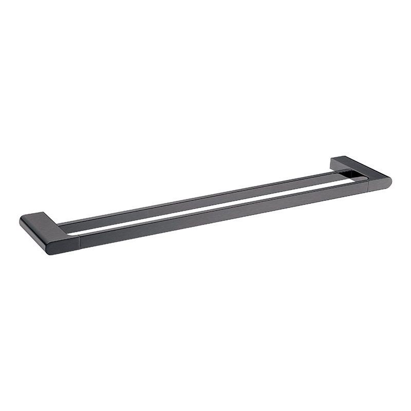 VOG – 800mm Gunmetal Double Towel Rail