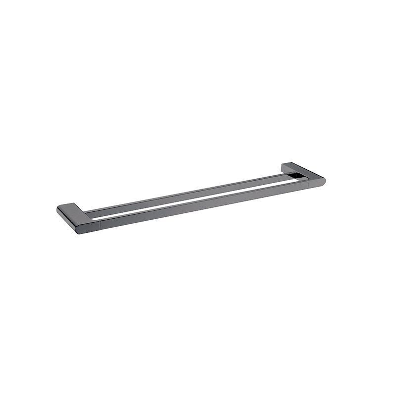 VOG – 600mm Gunmetal Double Towel Rail