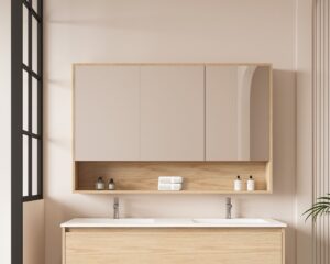 HERA 1200mm Shaving Cabinet – Tas Oak