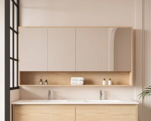 HERA 1500mm Shaving Cabinet – Tas Oak