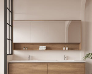 HERA 1800mm Shaving Cabinet – Elegant Oak