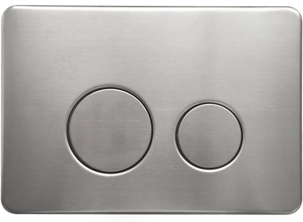 R&T Round Flush Plate – Brushed Nickel