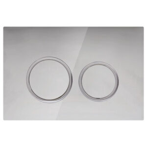 R&T Round Flush Plate – Chrome