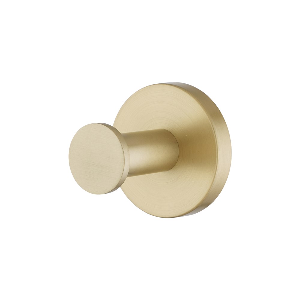 LUCID PIN – Light Brushed Brass Robe Hook