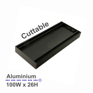 100x100x26mm Black Gold Tile Insert Grate