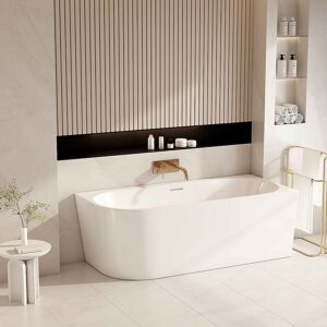 Nova Ultra-Thin Corner Bathtub – Gloss White