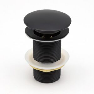 Black Pop Up Waste No Overflow