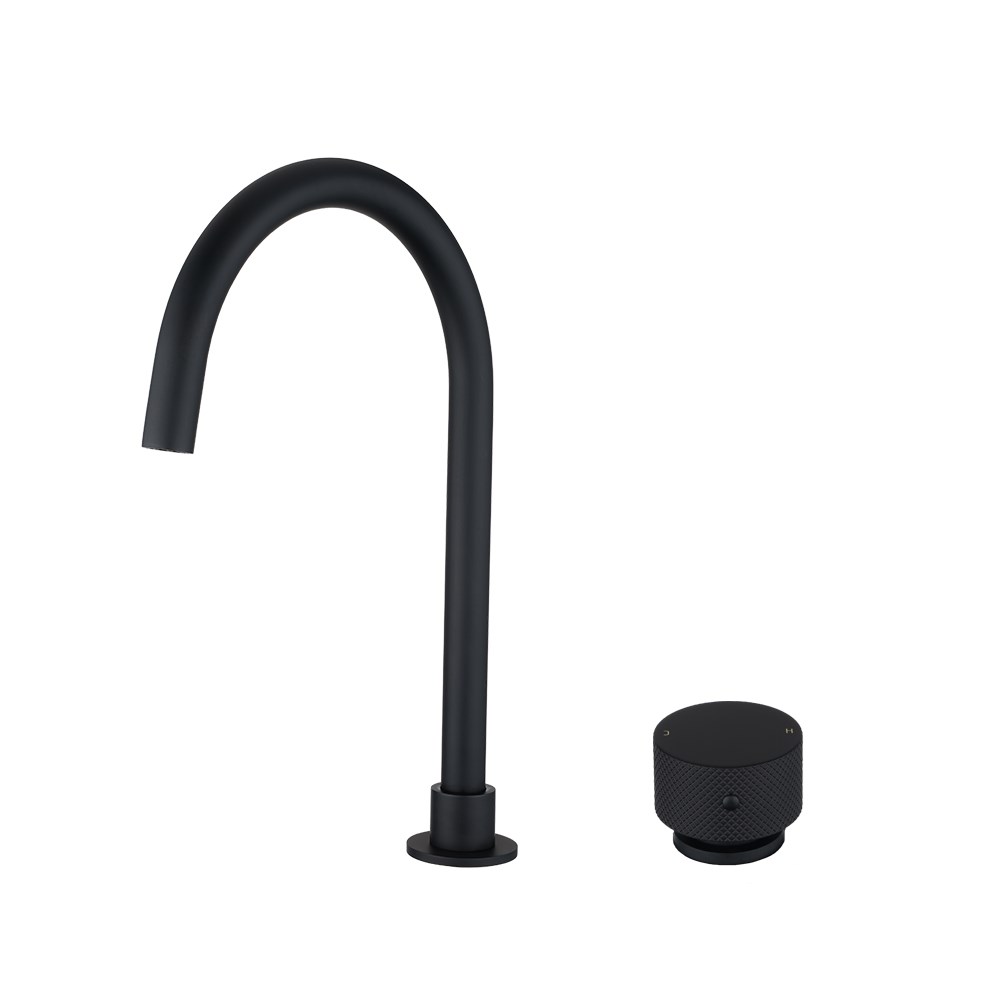 MOON – Black Swivel Basin Mixer