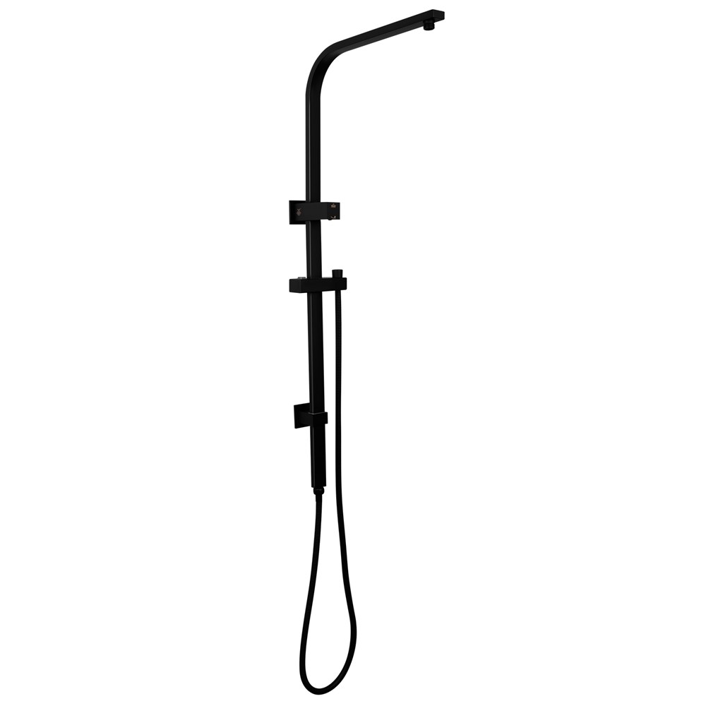 Black Shower Rail
